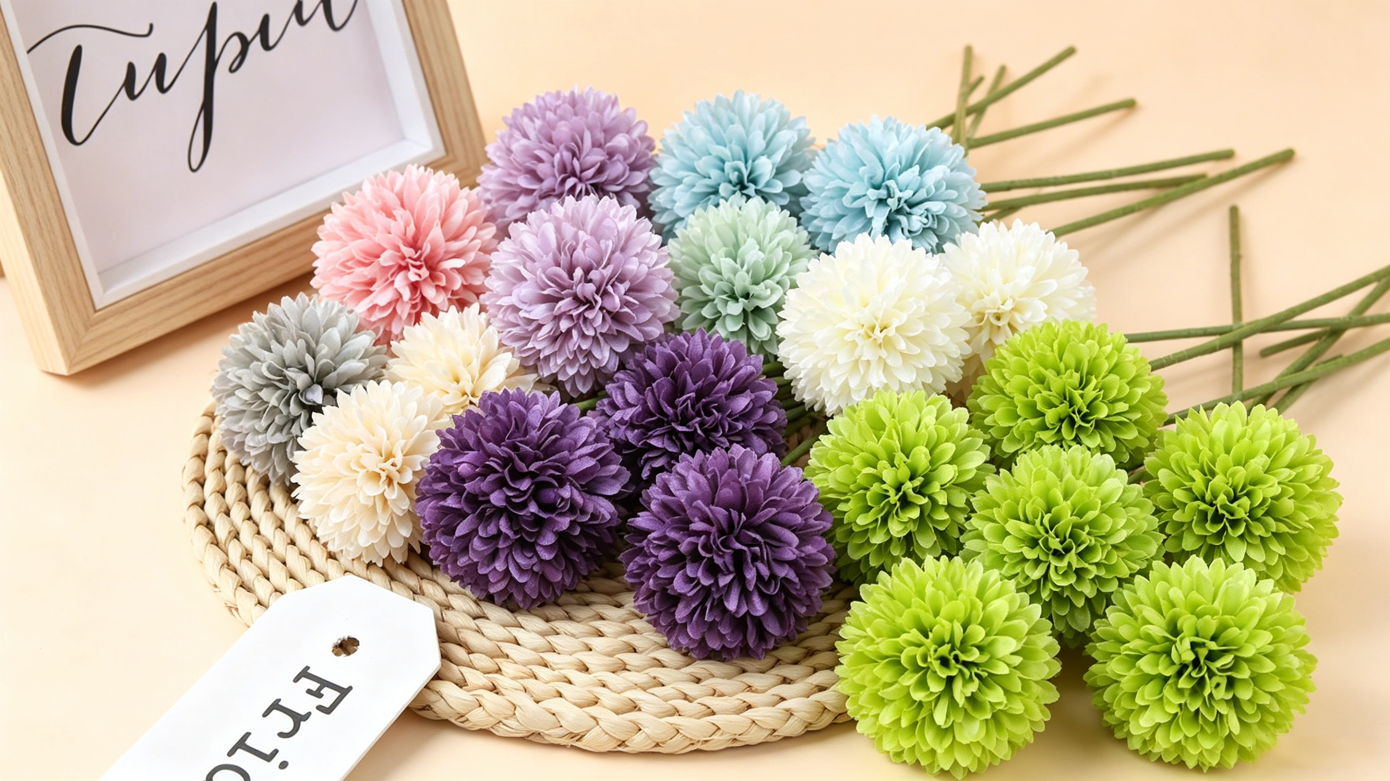 Colorful Artificial Chrysanthemum Flowers