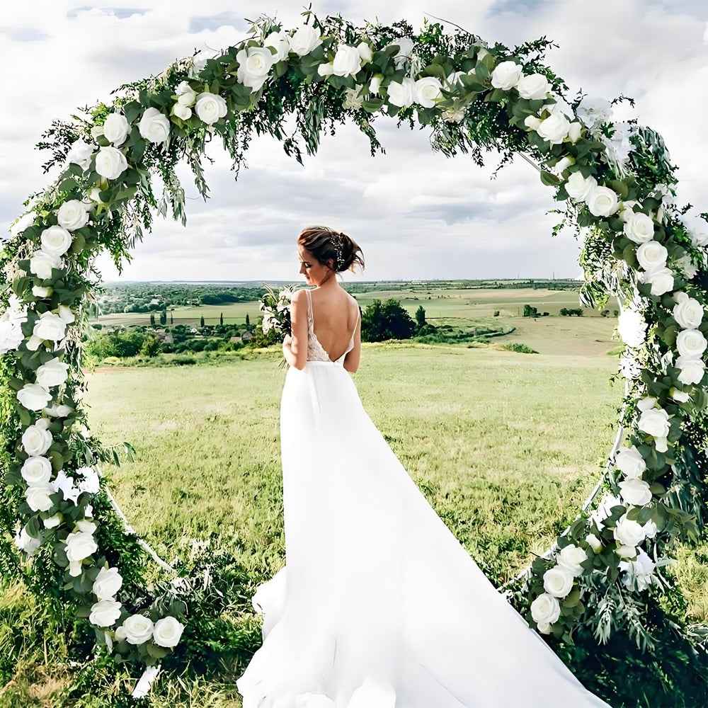 50PCS White Velvet Rose Realistic Artificial Flowers Faux Roses for Wedding & Home Decor